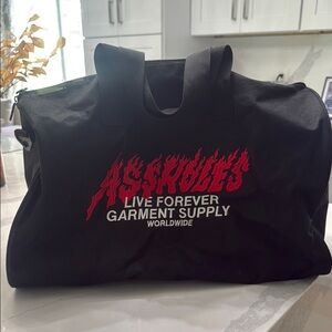 Assholes Live Forever Black Duffel Bag